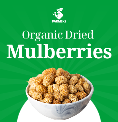 Organic Dried White Mulberries: A Sweet and Nutritious Superfood | Farmeks