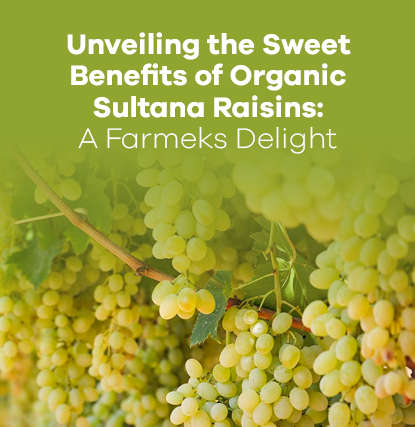 Organic Sultana Raisins: A Farmeks Delight